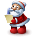 Santa 4 Sticker