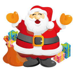 Santa Gifts Sticker