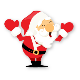 Santa Sticker