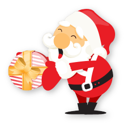 Santa Gift Sticker