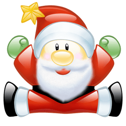 Santa Sticker