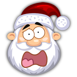 Fear Santaclaus Sticker