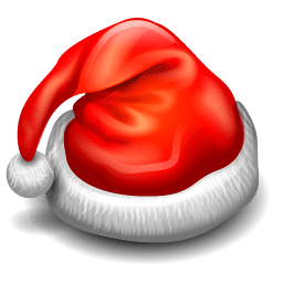 Santa Hat Sticker