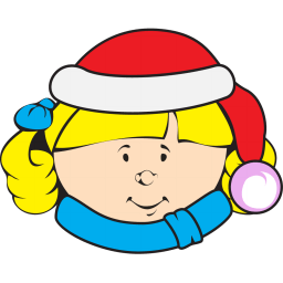 Christmas Kid Sticker