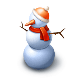 Snowman Sticker