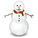 Snowman Sticker