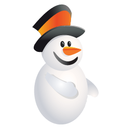 Christmas Snowman Sticker