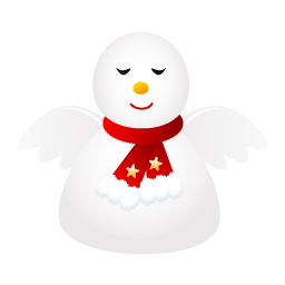 Snow Angel Sticker