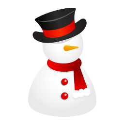 Snowman Hat Sticker