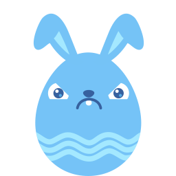 Blue Crabby Sticker