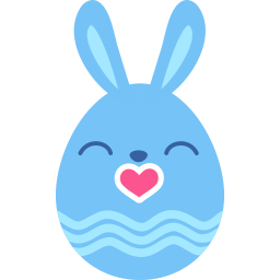 Blue Kiss Sticker