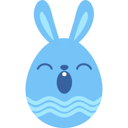 Blue Sleepy Sticker