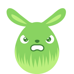 Green Angry Sticker