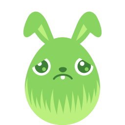 Green Sad Sticker