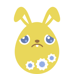 Yellow Sad Sticker