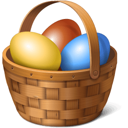 Egg Basket Sticker