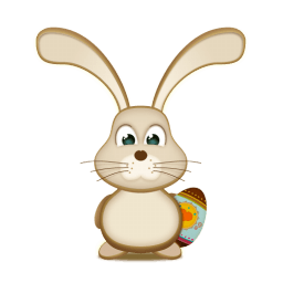 Easter Bunny Egg Sticker