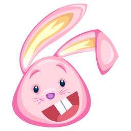 Pink Rabbit Sticker