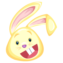 Yellow Rabbit Sticker