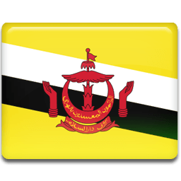 Brunei Flag Sticker