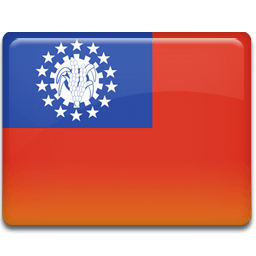 Burma Flag Sticker