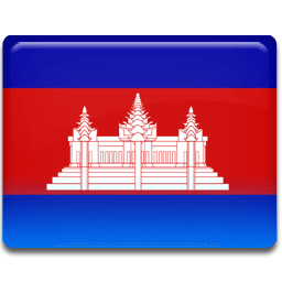 Cambodia Flag Sticker