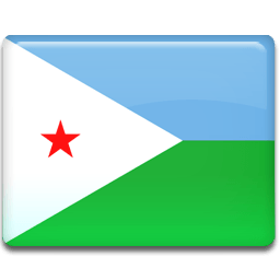 Djibouti Flag Sticker