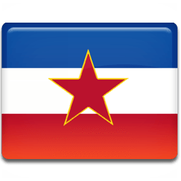 Ex Yugoslavia Flag Sticker