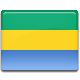 Gabon Flag Sticker