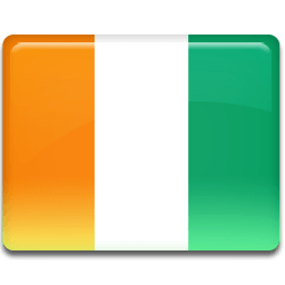 Ivory Coast Flag Sticker