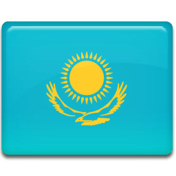 Kazakhstan Flag Sticker