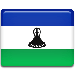 Lesotho Flag Sticker