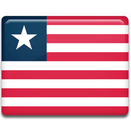 Liberia Flag Sticker