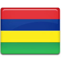 Mauritius Flag Sticker