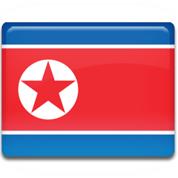 North Korea Flag Sticker