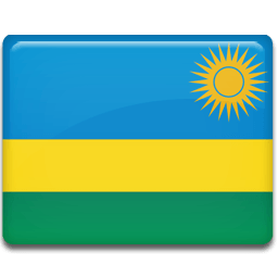 Rwanda Flag Sticker