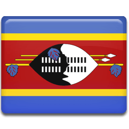 Swaziland Flag Sticker