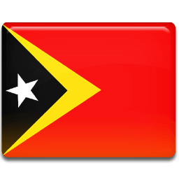 Timor Leste Flag Sticker