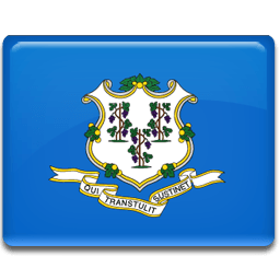 Connecticut Flag Sticker