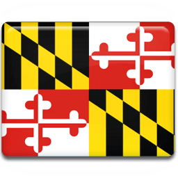 Maryland Flag Sticker