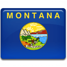 Montana Flag Sticker