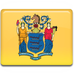New Jersey Flag Sticker