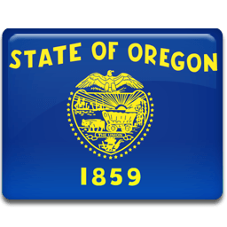 Oregon Flag Sticker