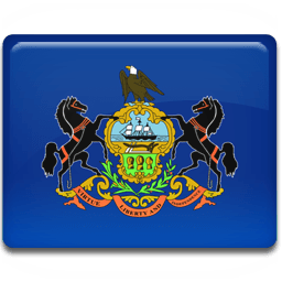 Pennsylvania Flag Sticker