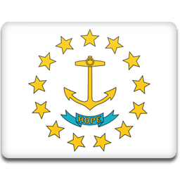 Rhode Island Flag Sticker