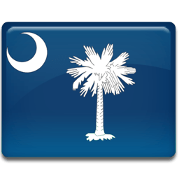 South Carolina Flag Sticker