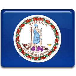 Virginia Flag Sticker