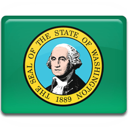 Washington Flag Sticker