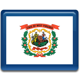 West Virginia Flag Sticker