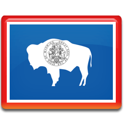 Wyoming Flag Sticker